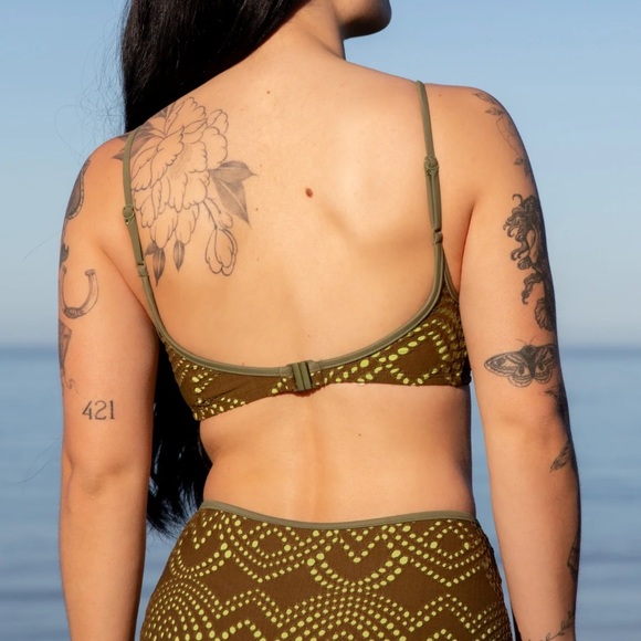 Seea Maggie Bikini Top in Zait SZ XS NWT - Picture 2 of 4